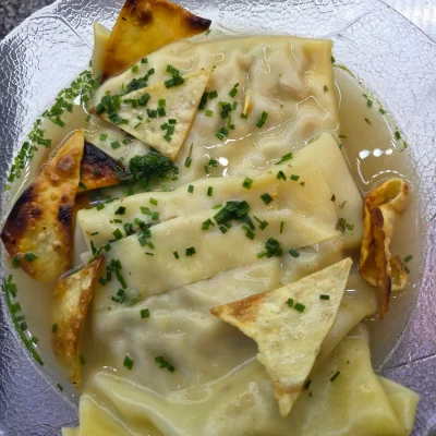 Maultaschen in der Brühe