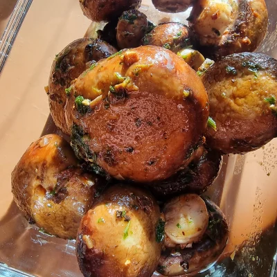 Knoblauch-Champignons